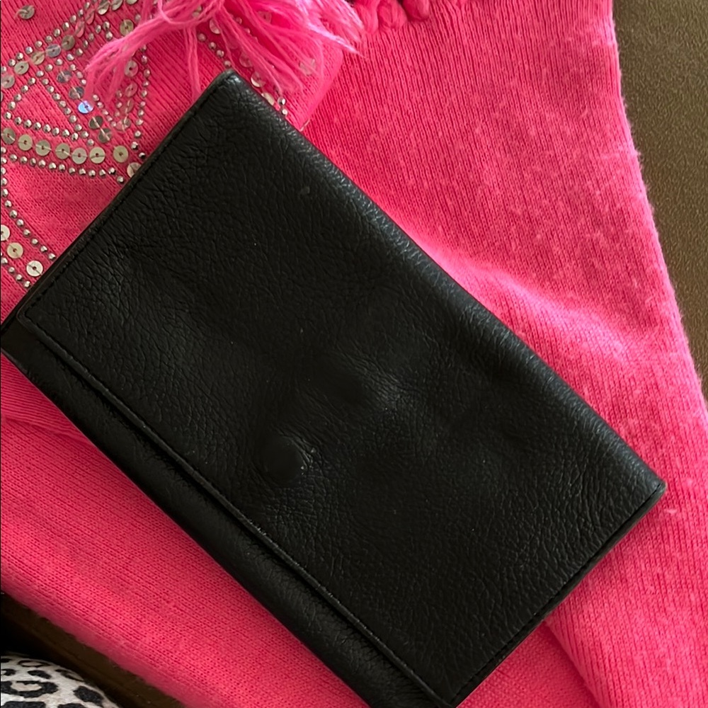 Sleek Black Wallet for Formal Events